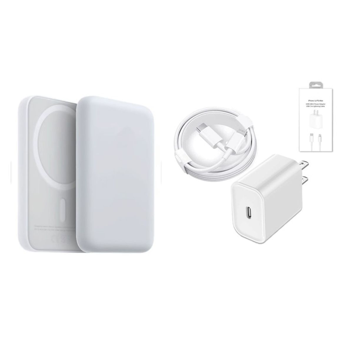 GENERICO - Batería magsafe + cargador compatible ip lightning