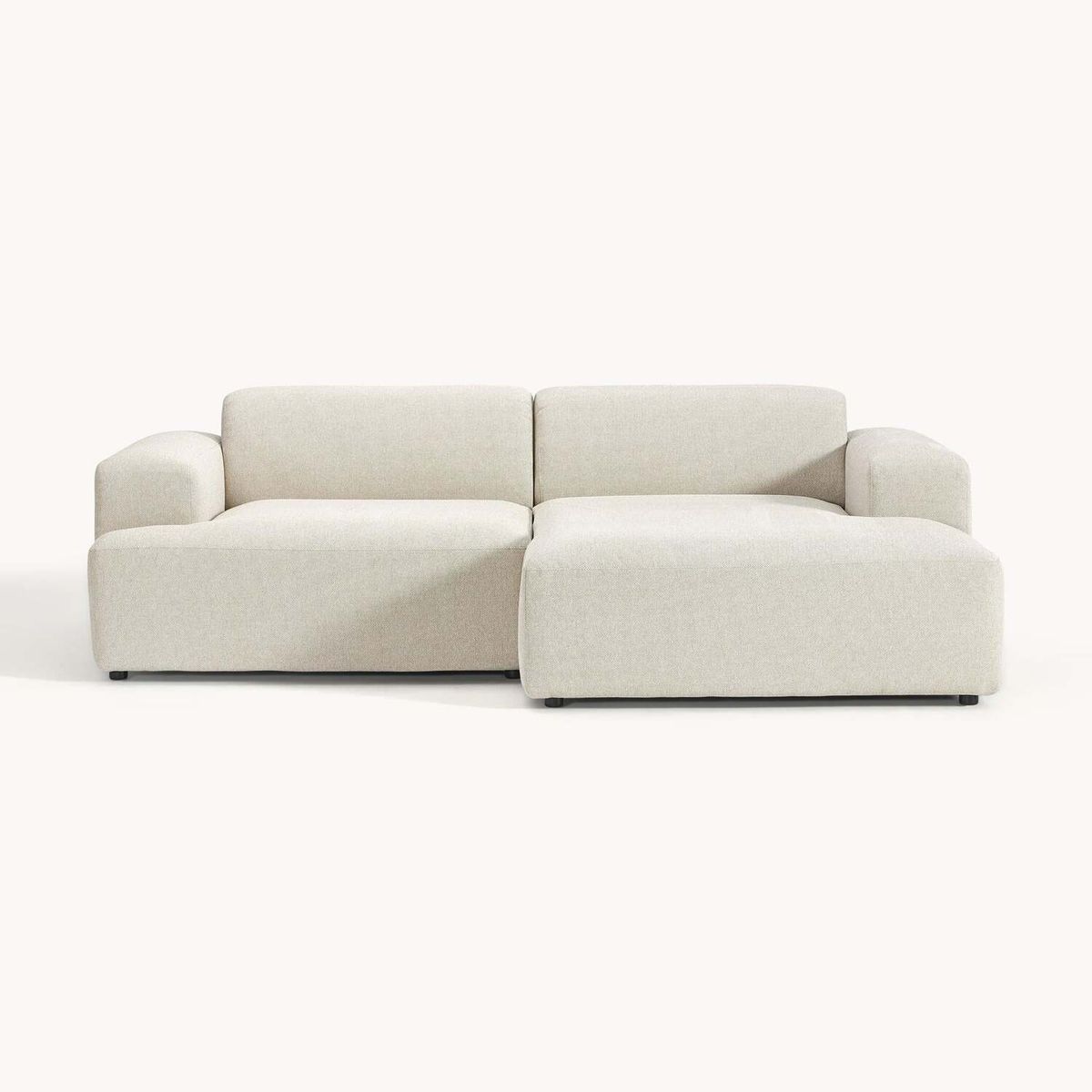 GENERICO - Sofá Esquinero Beige Claro - Diseño Lounge Moderno y Máximo Confort