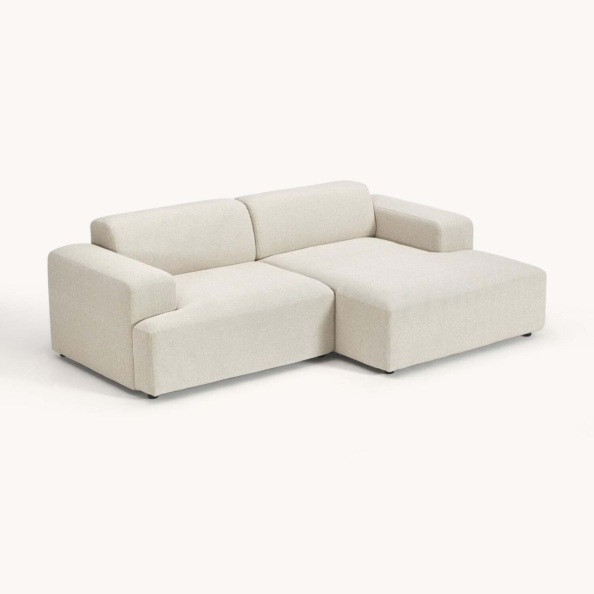 GENERICO - Sofá Esquinero Beige Claro - Diseño Lounge Moderno y Máximo Confort