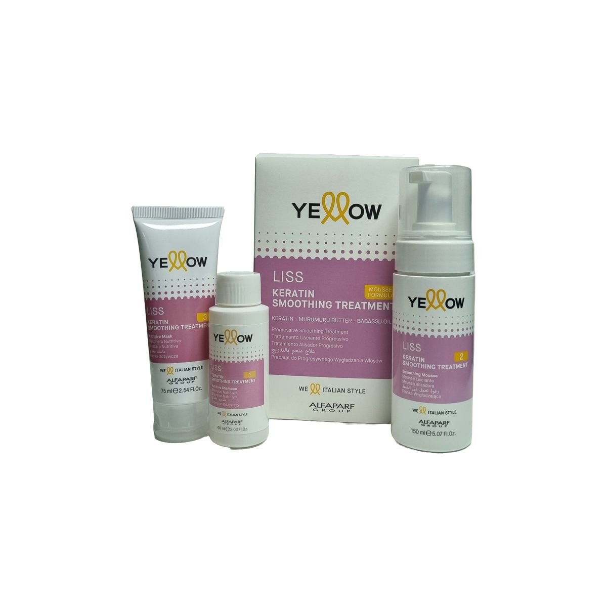 YELLOW - Liss Keratin Smothing Treatment Yellow
