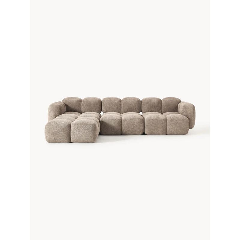 GENERICO - Sofá Esquinero Taupe - Diseño Lounge Moderno y Máximo Confort