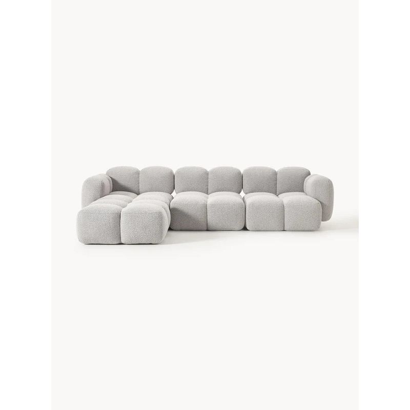 GENERICO - Sofá Esquinero Gris - Diseño Lounge Moderno y Máximo Confort