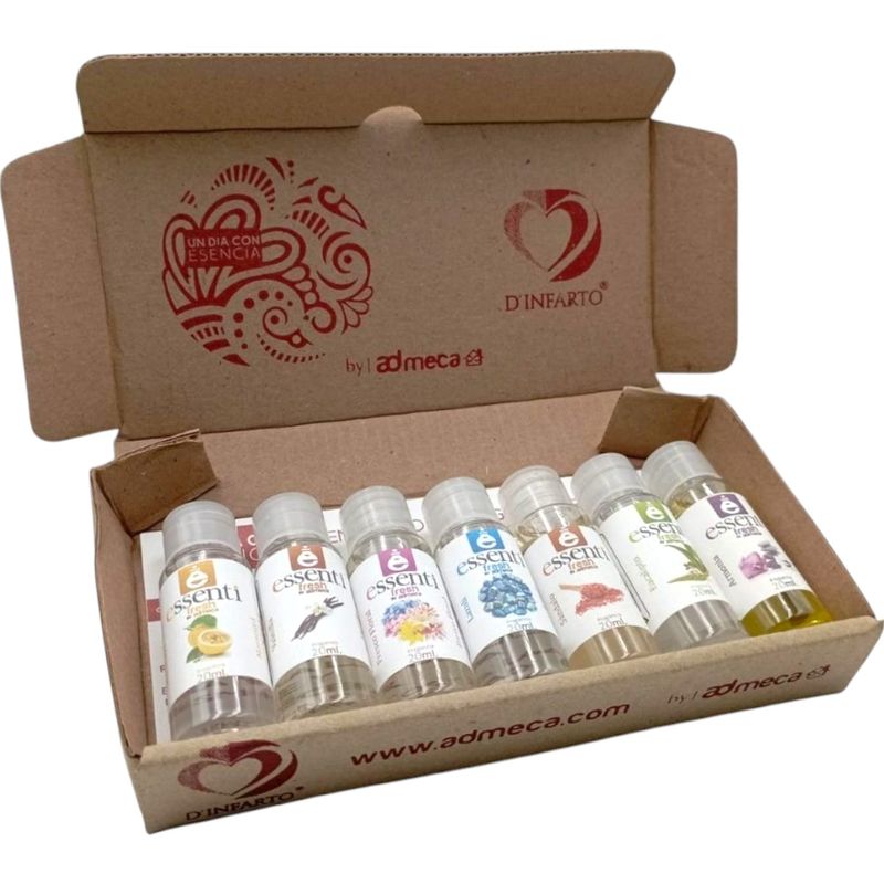 GENERICO - SEMANARIO DE 7 FRAGANCIAS ESENCIAS DE 20ML PARA PEBETERO