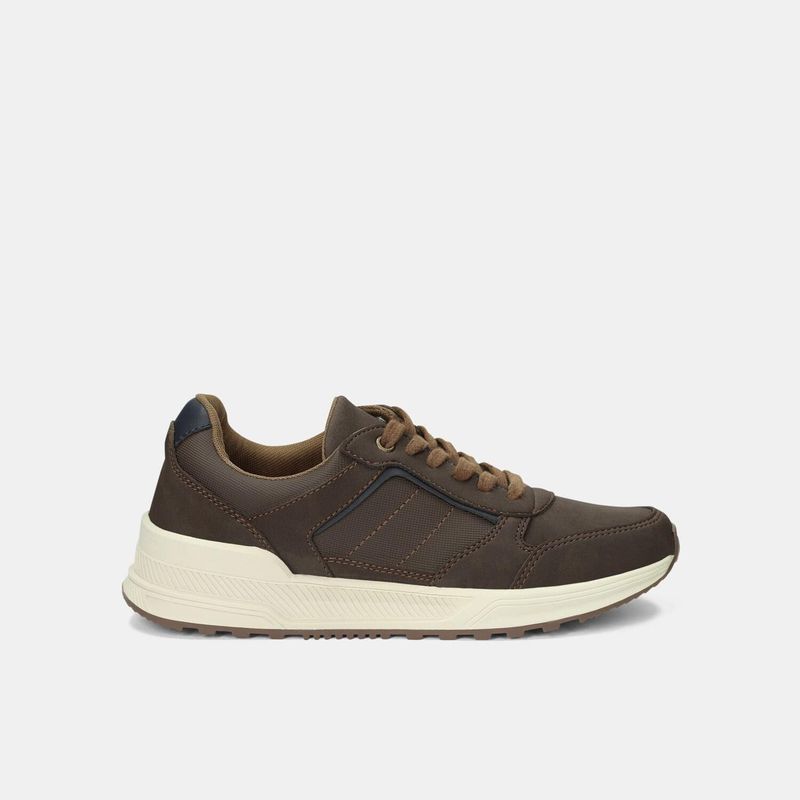 BATA - Tenis Para Hombre Bata Café Oscuro Nero Zlim