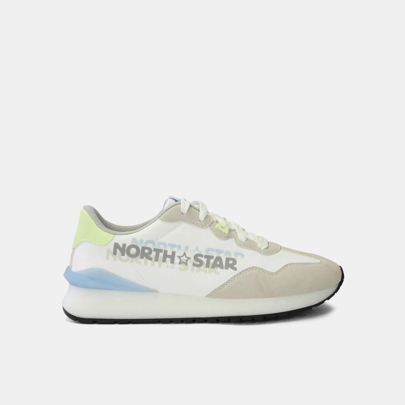 NORTH STAR - Tenis Para Mujer North Star Blanco Kaye Retro Nova 500