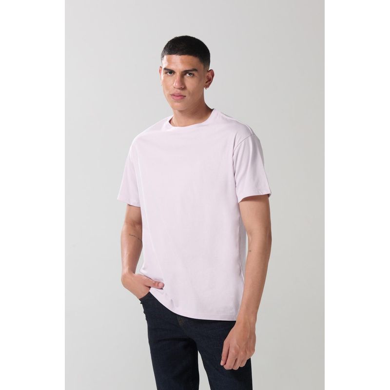 KOAJ - KOAJ Camiseta manga corta unicolor con para hombre cuello redo HOMBRE