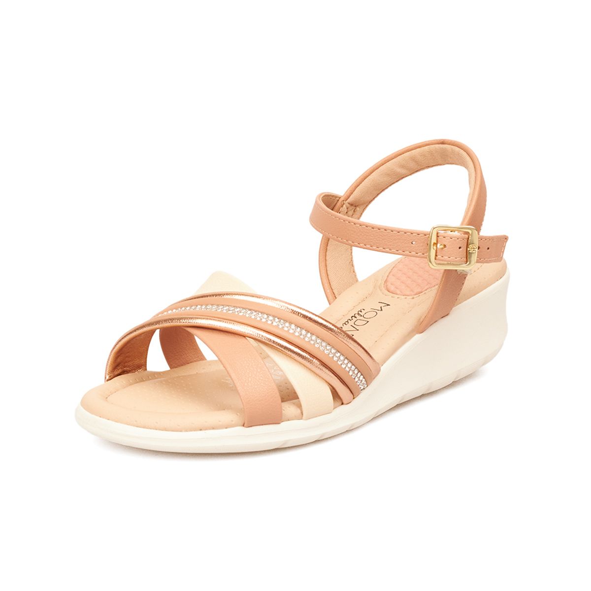 MODARE - SANDALIA TIRA NUDE CRISTAL MODARE