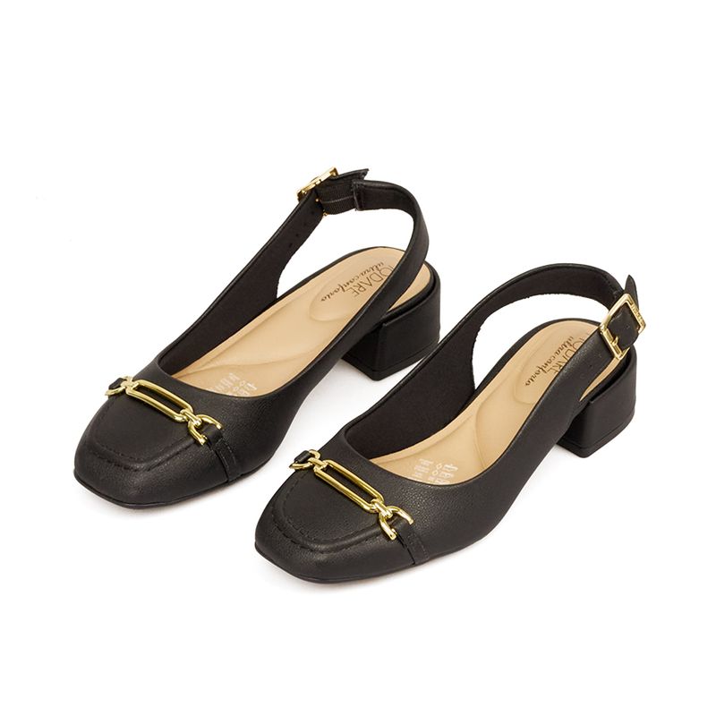 MODARE - TACON BAJO NATURE NEGRO DORADO MODARE