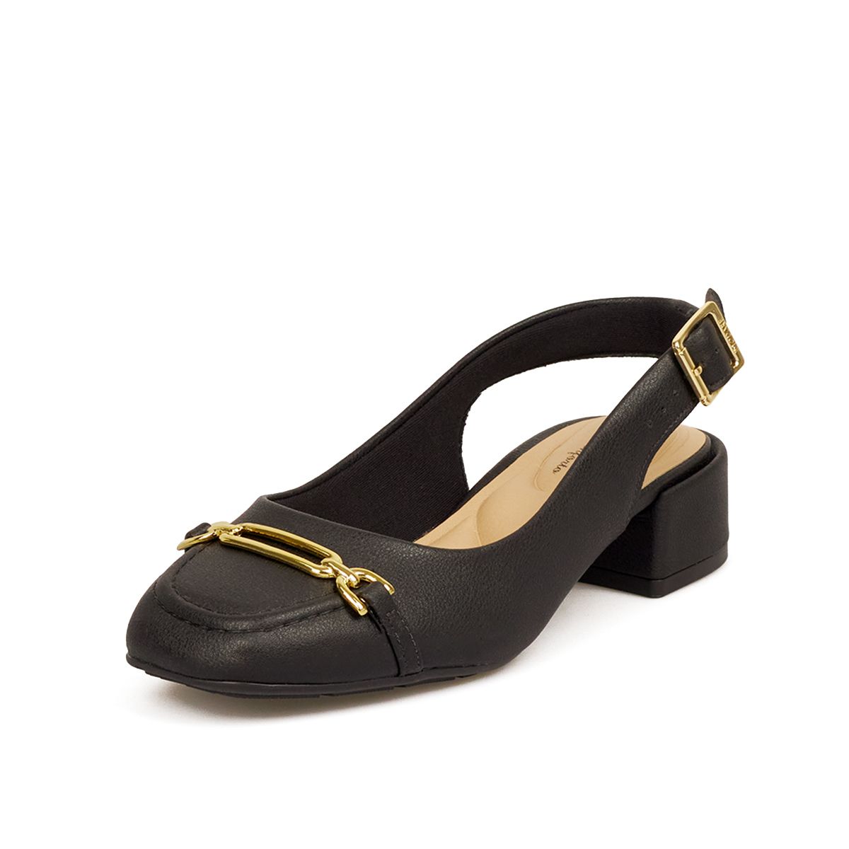 MODARE - TACON BAJO NATURE NEGRO DORADO MODARE