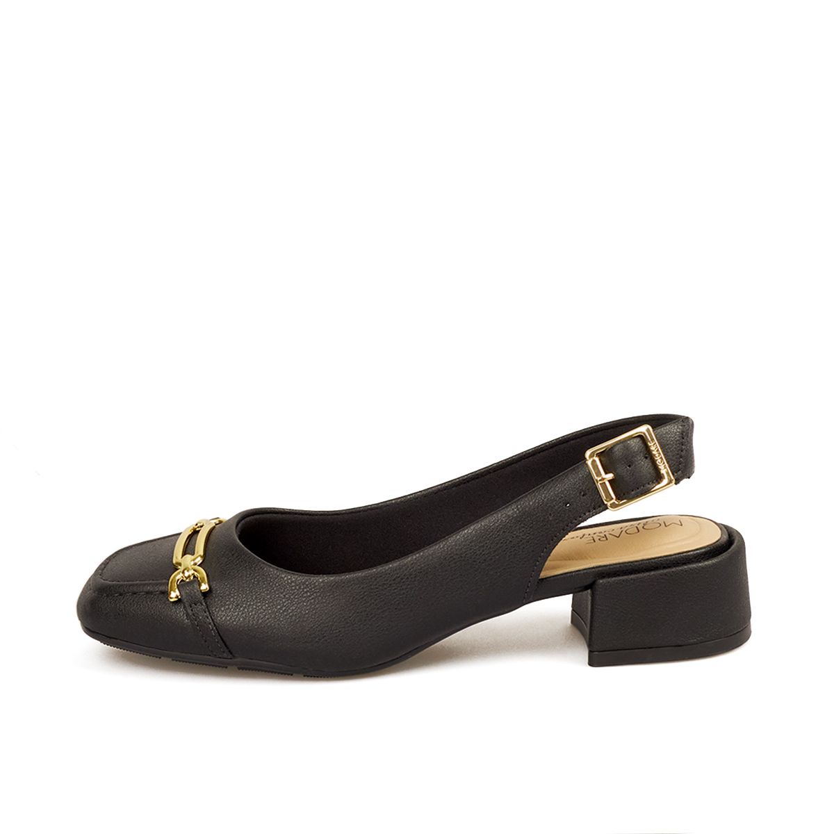 MODARE - TACON BAJO NATURE NEGRO DORADO MODARE