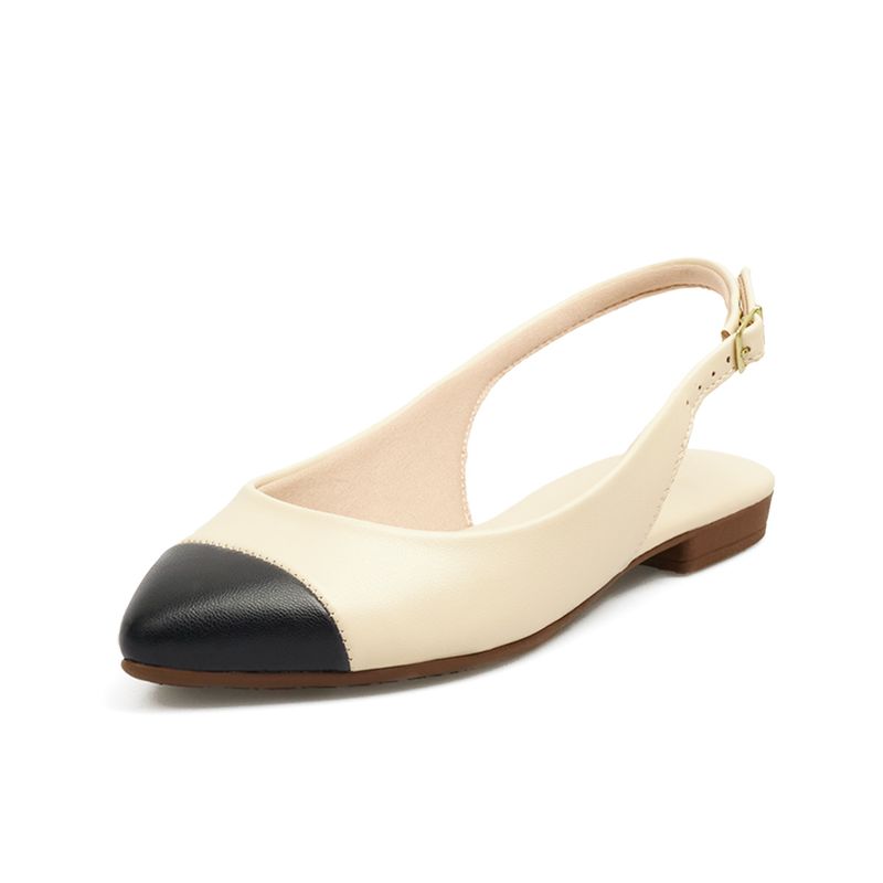 BEIRA RIO - ZUECO CREMA NEGRO BEIRA RIO