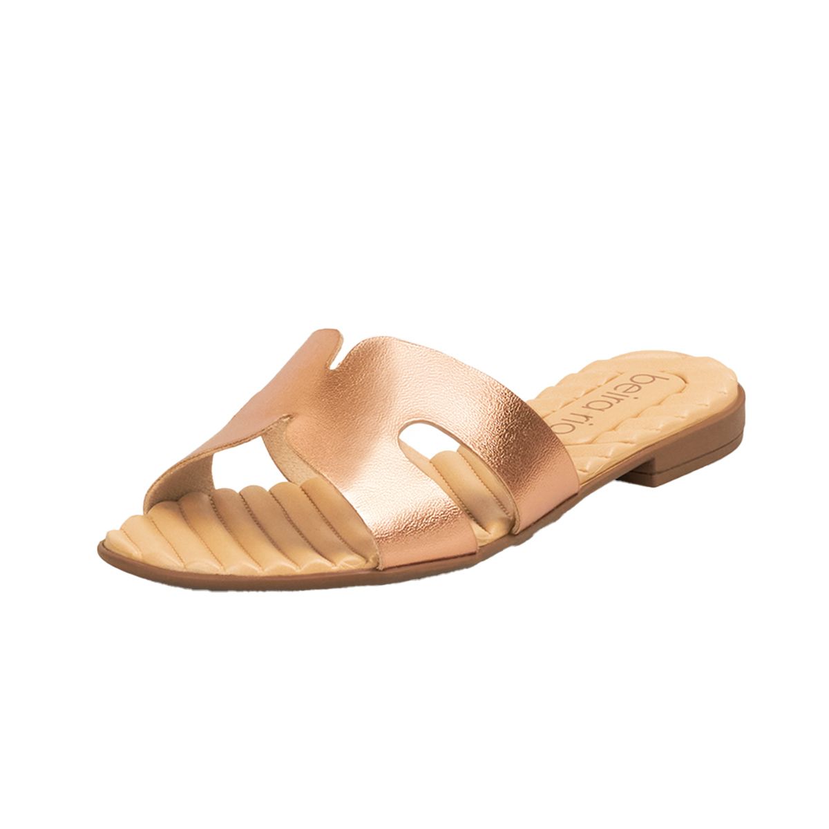 BEIRA RIO - SANDALIA PLANA ORO ROSA BEIRA RIO