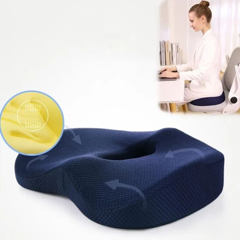 GENERICO - Cojin ortopedico almohadilla ergonomica para silla