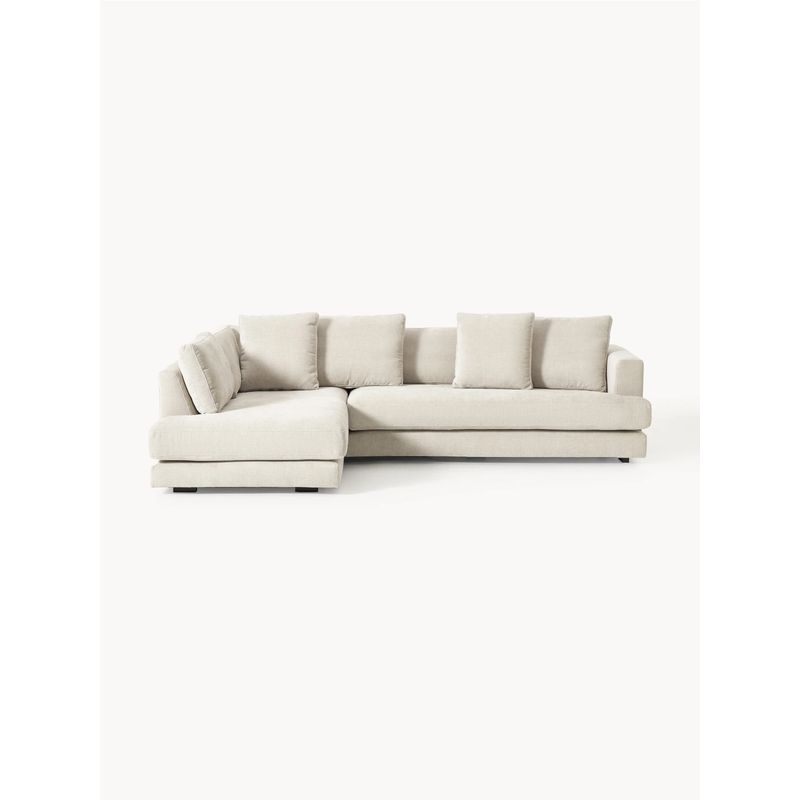 GENERICO - Sofá Esquinero Beige Claro - Diseño Lounge Moderno y Máximo Confort