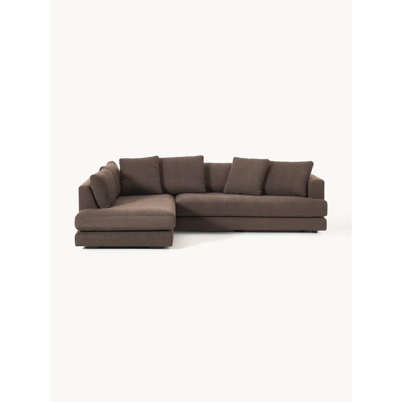 GENERICO - Sofá Esquinero Marrón - Diseño Lounge Moderno y Máximo Confort