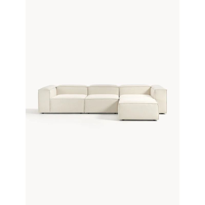 GENERICO - Sofá Esquinero Blanco - Diseño Lounge Moderno y Máximo Confort