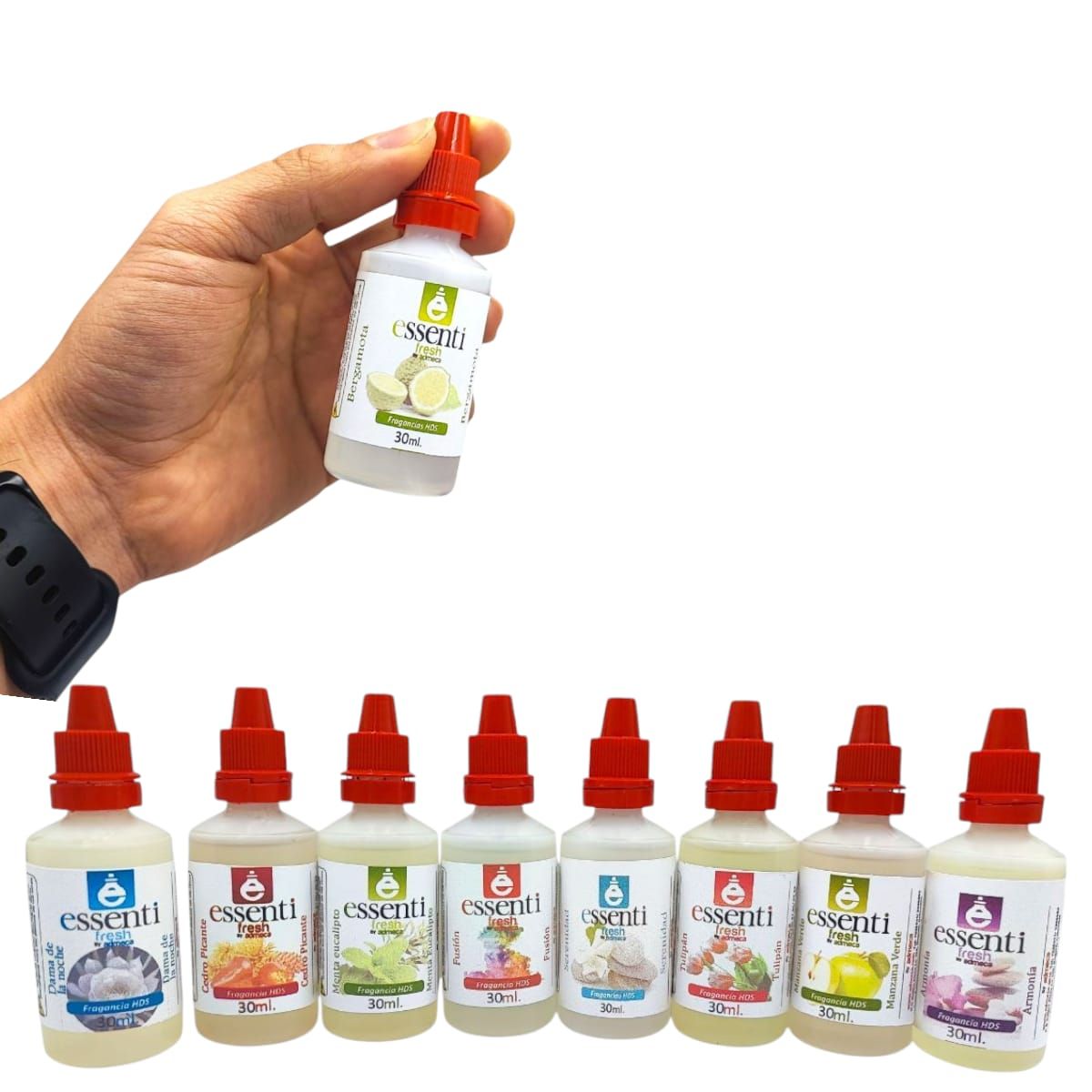 GENERICO - FRAGANCIA ESENCIA HIDROSOLUBLE (HDS) PARA HUMIDIFICADOR DE 30ML X 8 UND