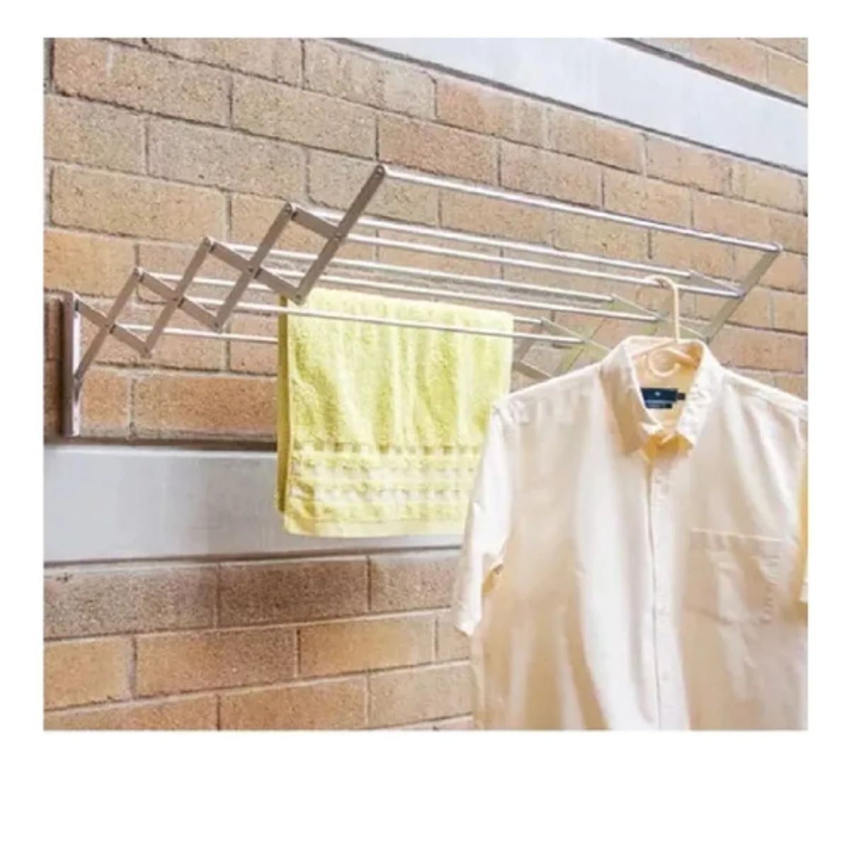 GENERICO - Tendedero Ropa Metal Plegable 60cm