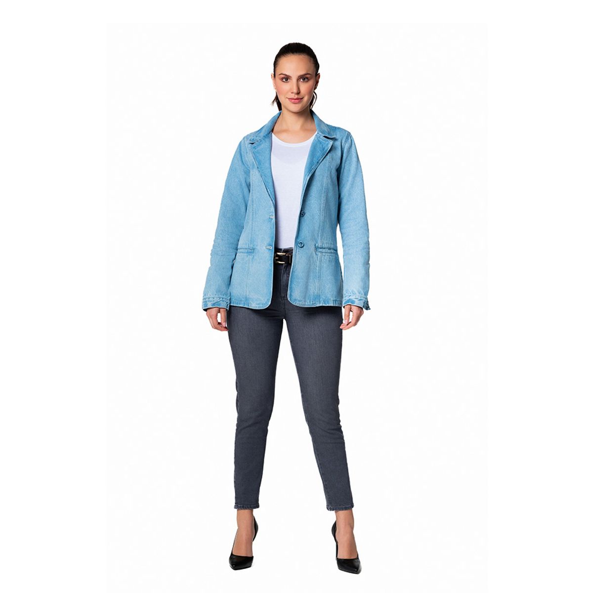 LEC LEE - Blazer Denim para Mujer