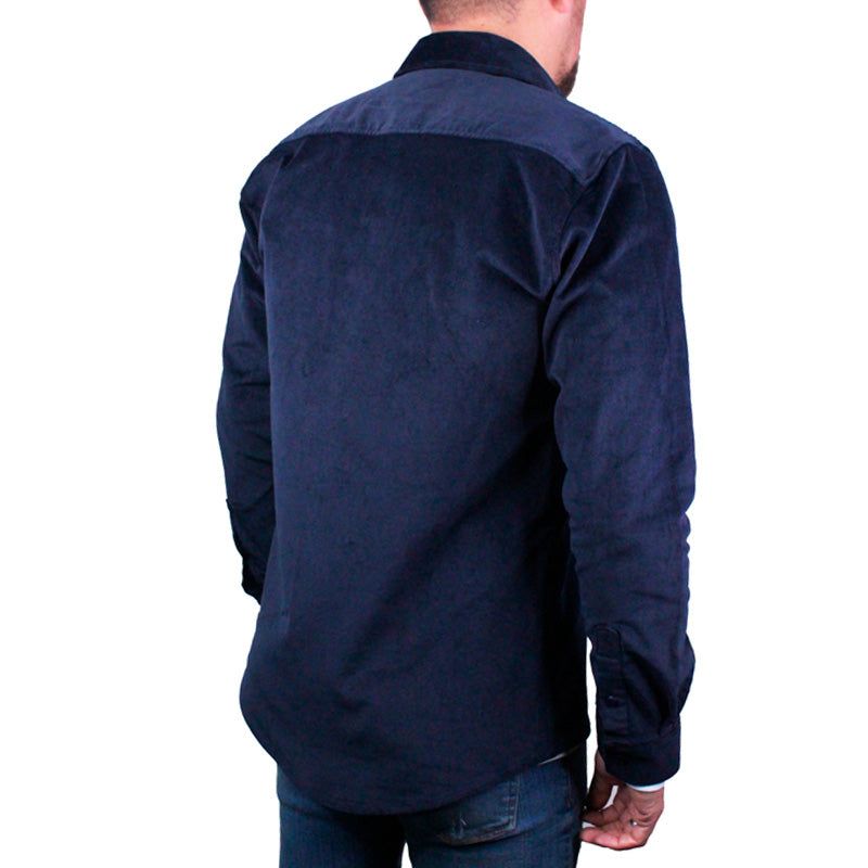 LEC LEE - Camisa en Pana para Hombre Lec Lee - Azul