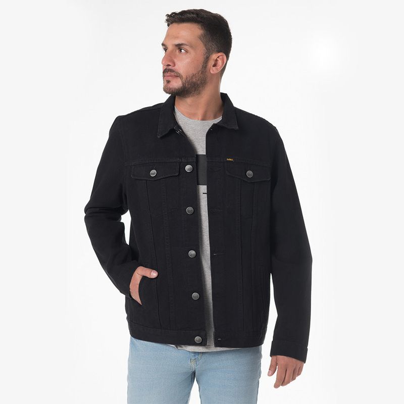 LEC LEE - Chaqueta En Denim Cl?sica Renovada Lec Lee Negro LNegro