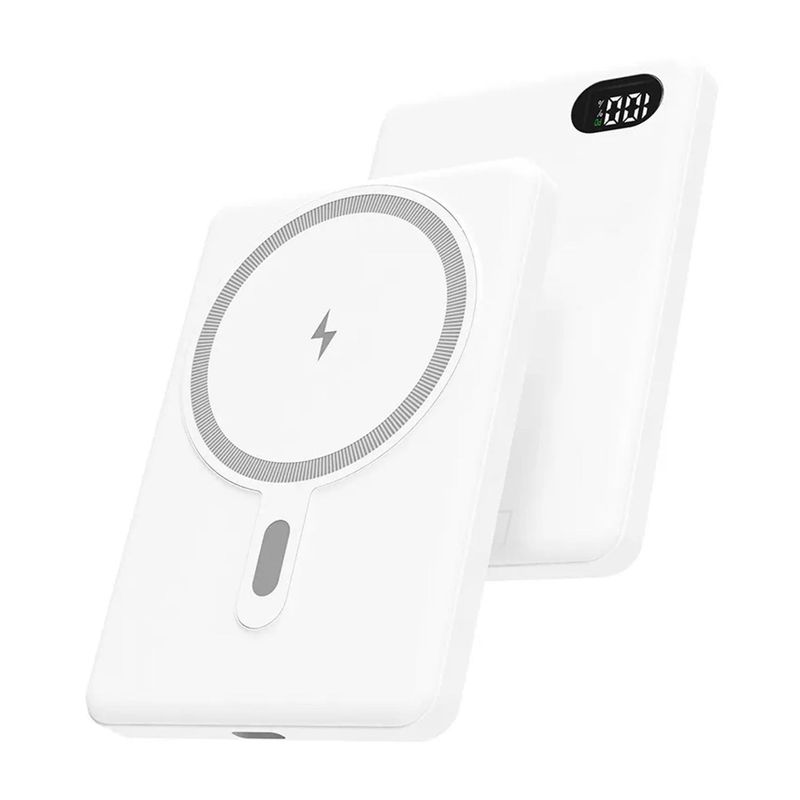 LINKON - Bateria Portatil Magnetica USB Power Bank LinkOn 10.000 mAh - Blanco
