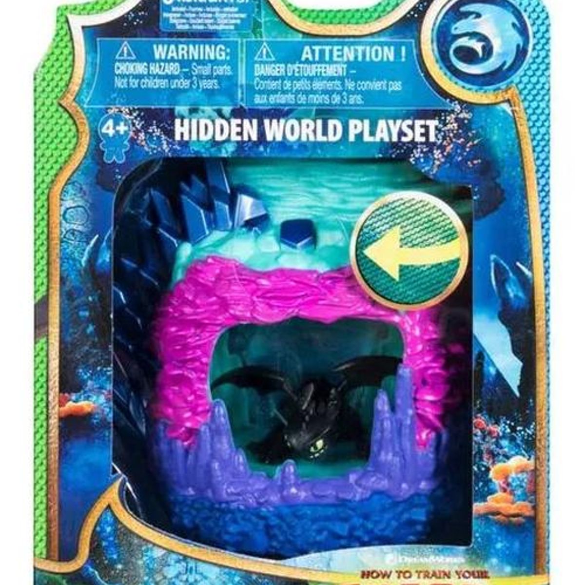 GENERICO - Httyd 3 Set De Juego Mundo Secreto Surt Toothless