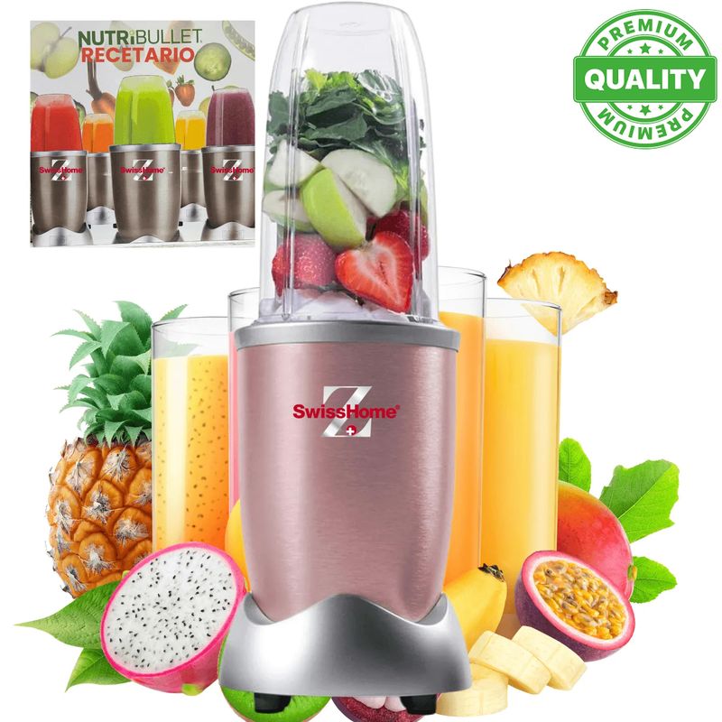 SWISSHOME - Extractor De Jugos Nutribullet Recetario Swisshome 900watts