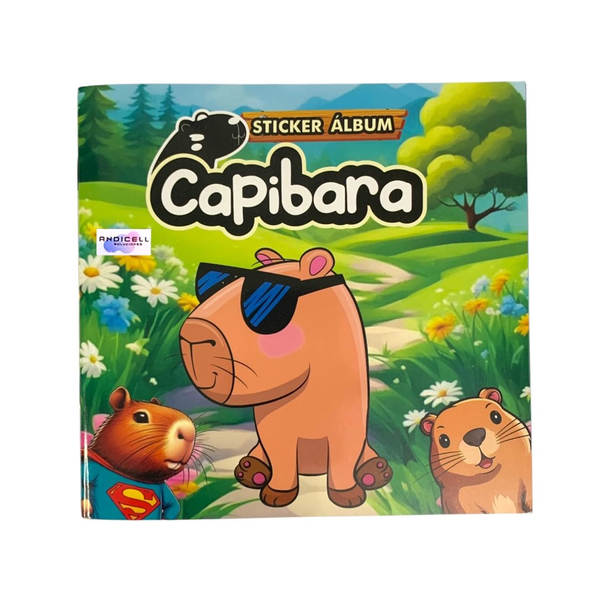 GENERICO - Álbum Capibara + 100 Láminas Autoadhesivas