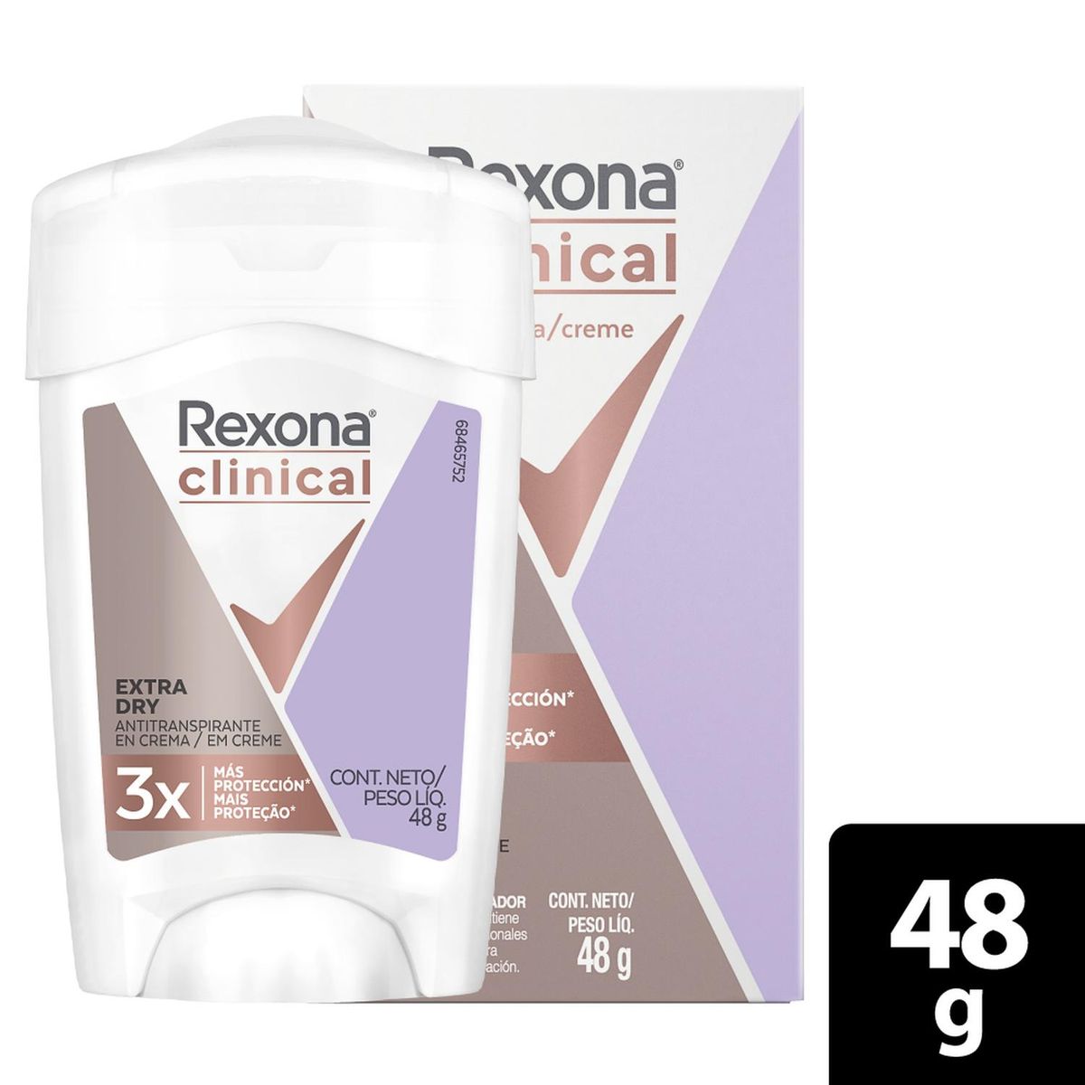 REXONA - Rexona desodorante en crema mujer clinical extra dry