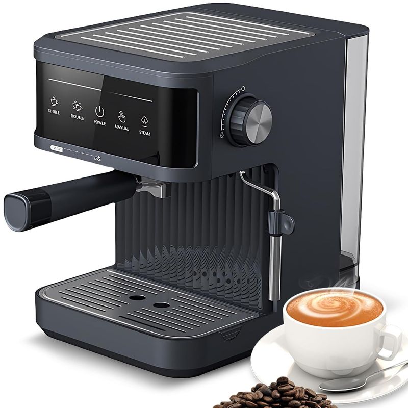 ONE PIXEL - Máquina De Capuchino 20 Bar 1000w Espumador Café Profesional