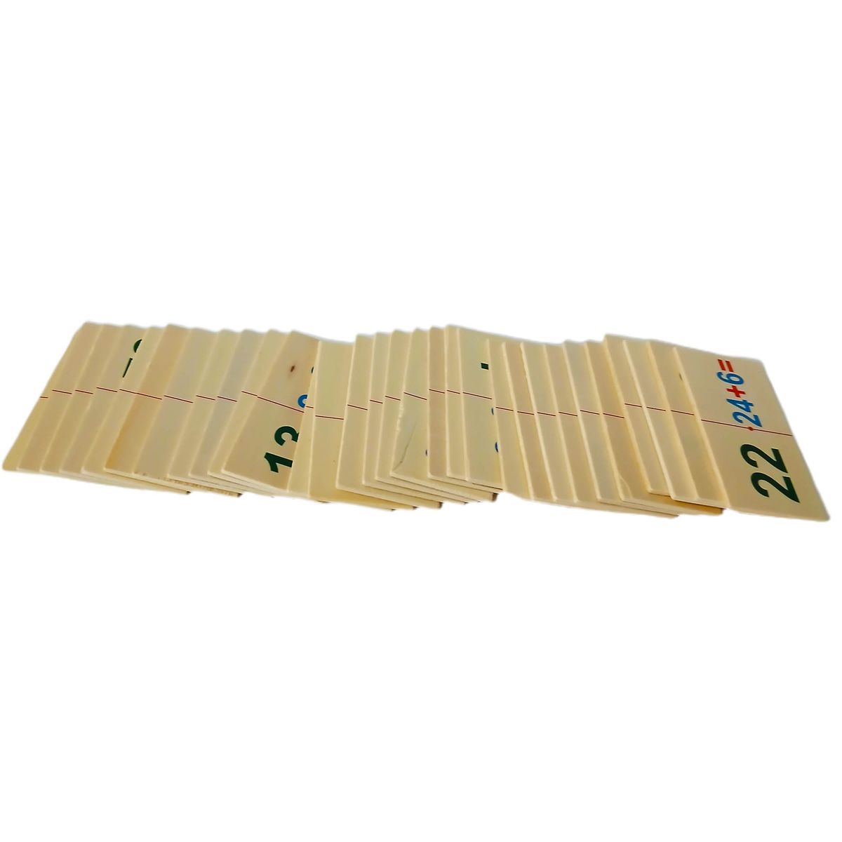 GENERICO - Domino Madera Infantil Suma Juego Didáctico Infantil