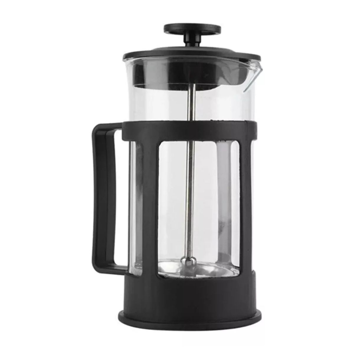 GENERICO - Prensa Francesa 350ml Cafetera En Vidrio Filtro En Acero Inoxidable
