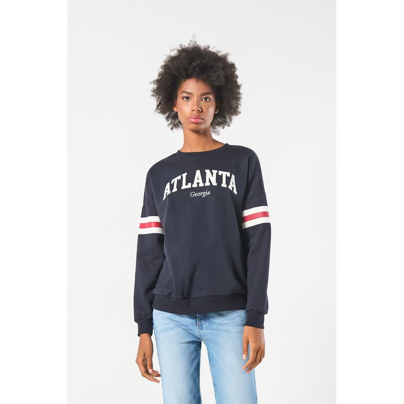 KOAJ - KOAJ Buzo cuello  redondo oversize para mujer cuello redondo MUJER