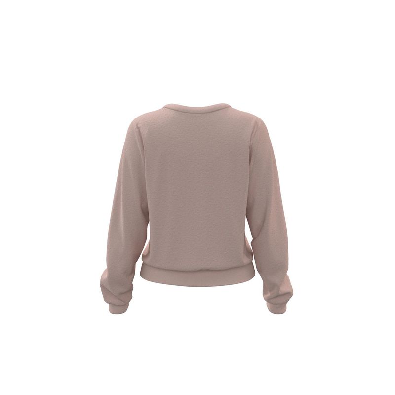 KOAJ - KOAJ Buzo cuello redondo unicolor con diseño de Mafalda MUJER