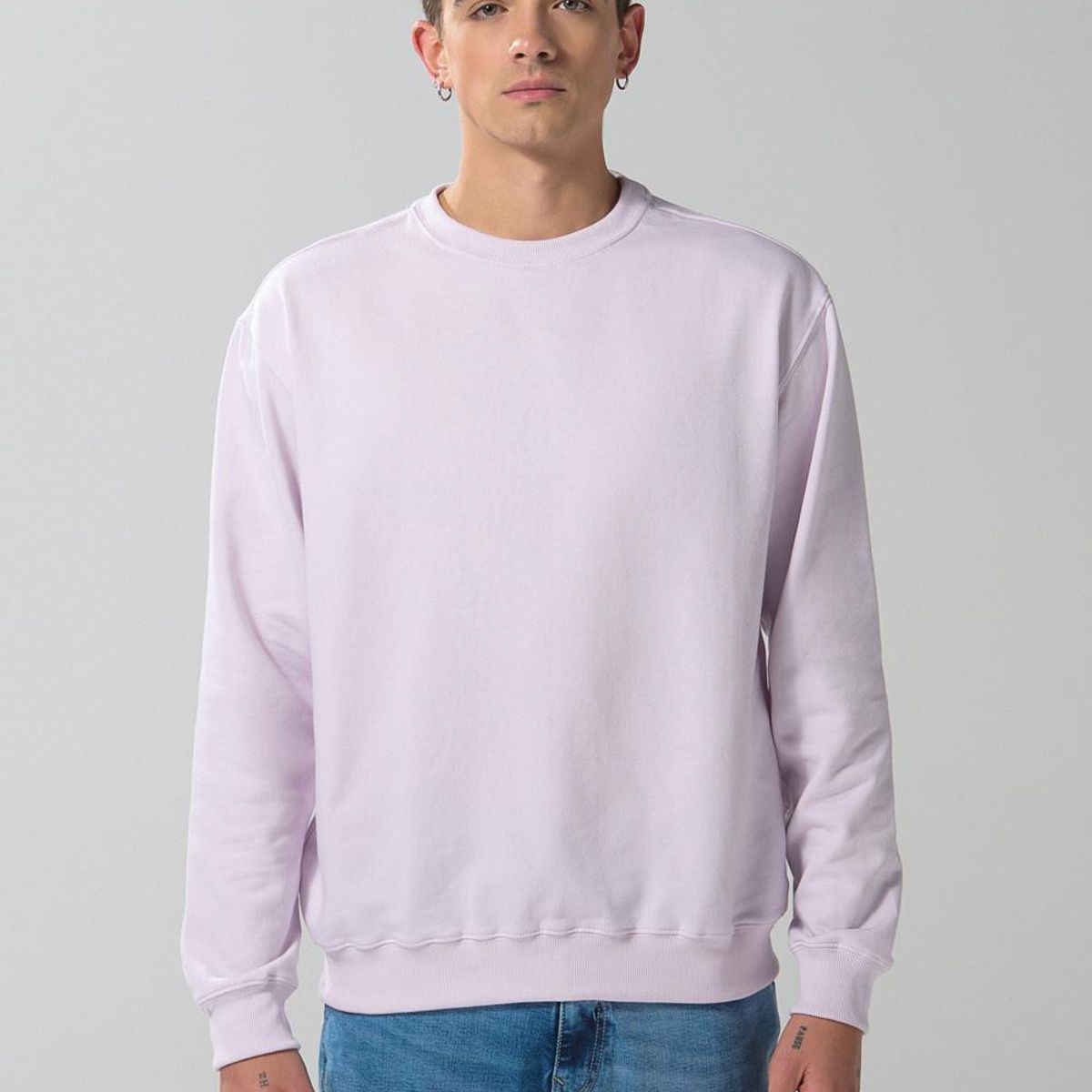 KOAJ - KOAJ Buso hombro rodado cuello redondo, unicolor. Hombre