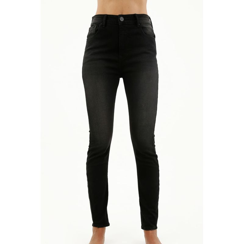 TENNIS - Jean Jegging negro para mujer