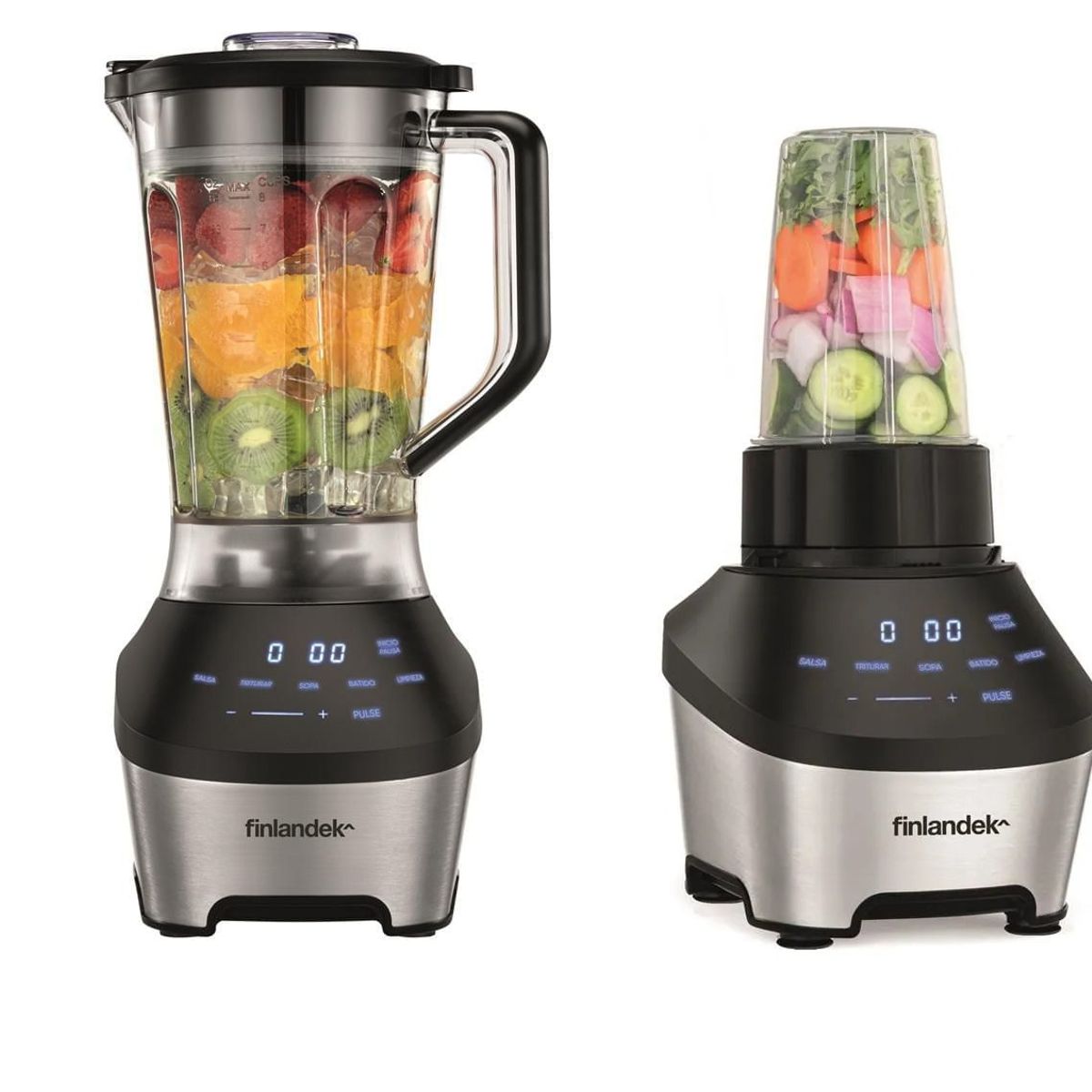 FINLANDEK - Licuadora Automática Finlandek Triturar SopasBatidos Salsa 1200W