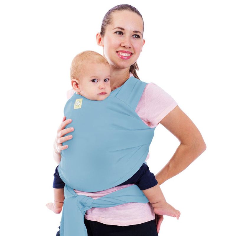COZYTOS - Fular y porta bebe AJUSTABLE PLUS-Celeste-mundo bebe COZYTOS