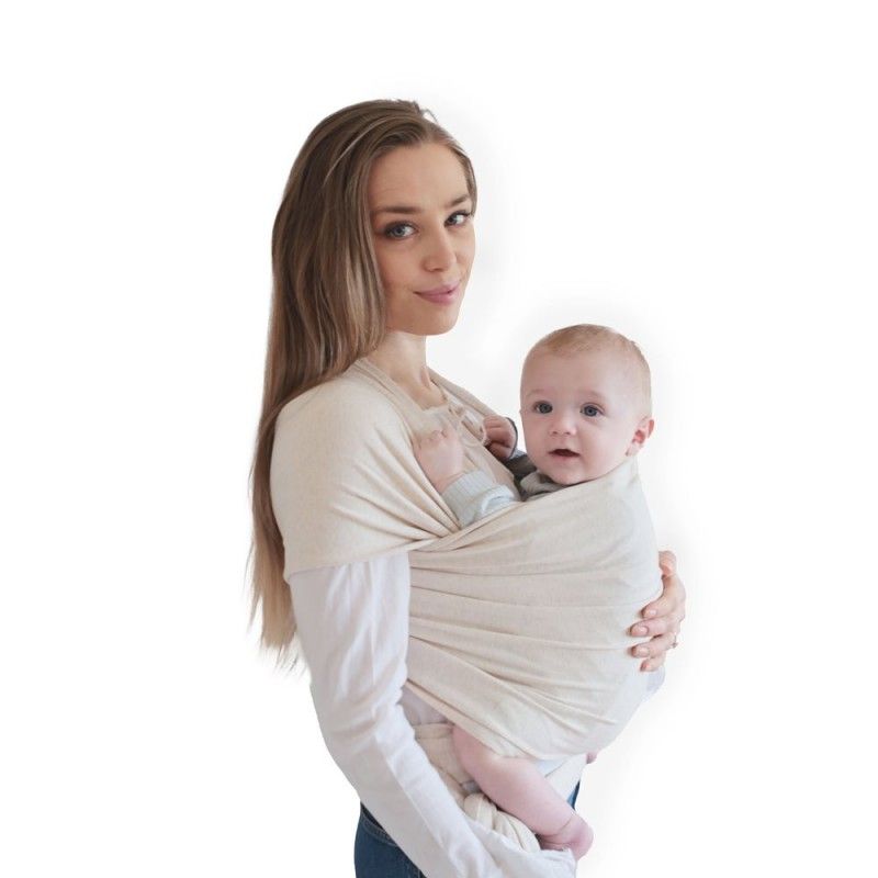 COZYTOS - Fular y porta bebe AJUSTABLE PLUS-Beige- mundo bebe COZYTOS