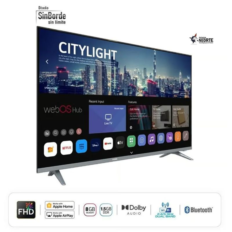 HYUNDAI - Televisor Hyundai 42" Webos HYLED429WIM 2025 - TDT - T2