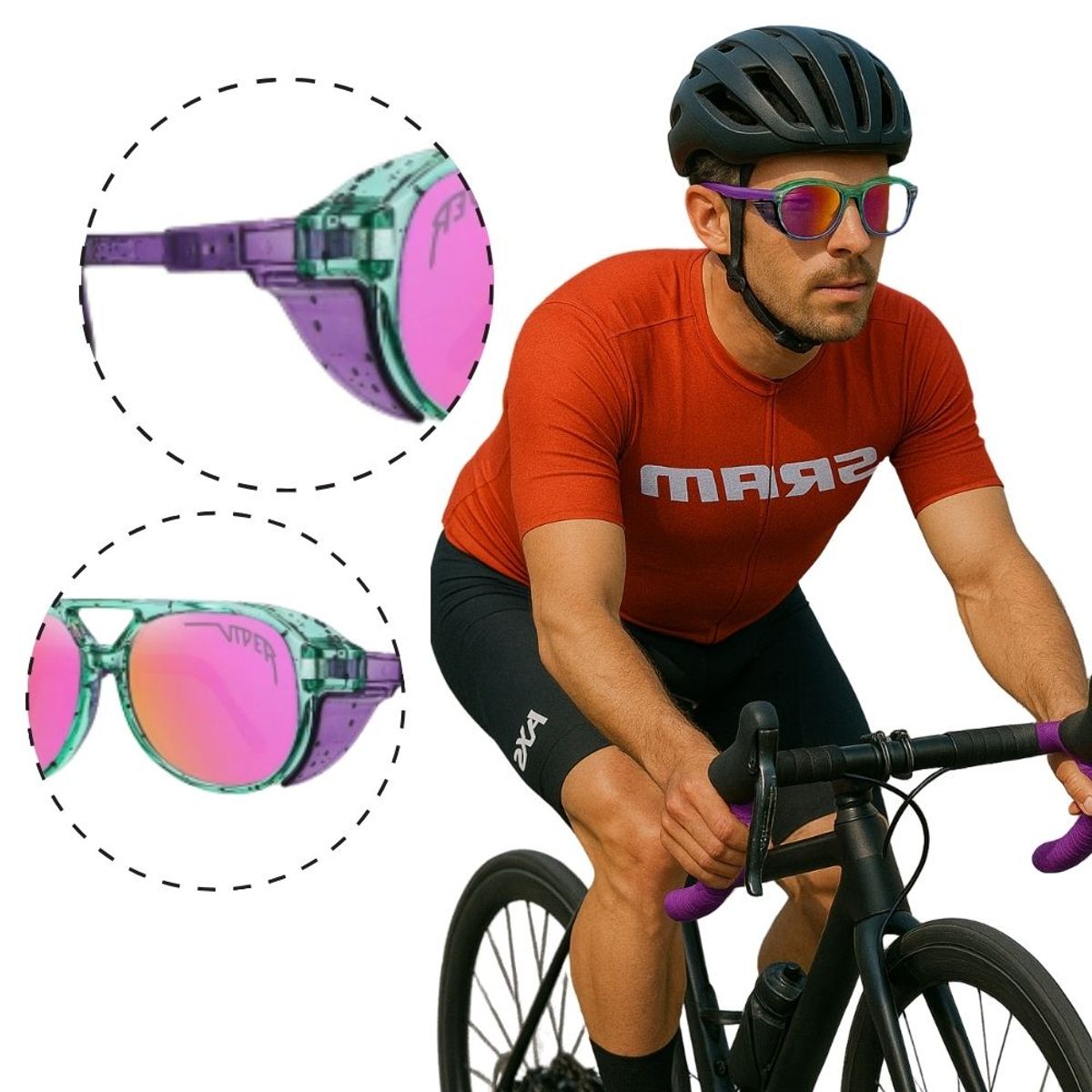 VIPER - Gafas de Sol Viper Unisex para Ciclistas Activos