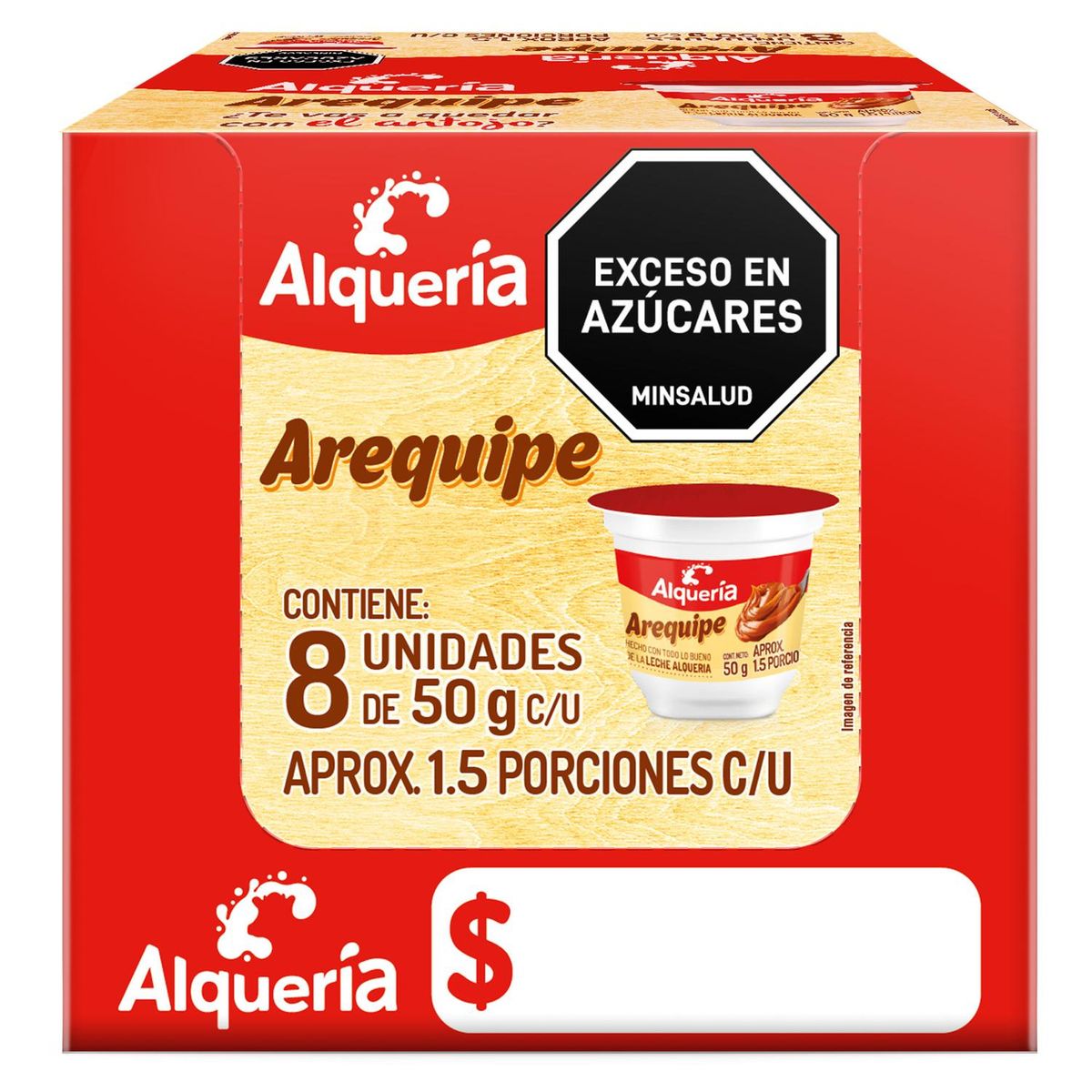 ALQUERIA - Arequipe Alqueria Display 8unds x50g c/u