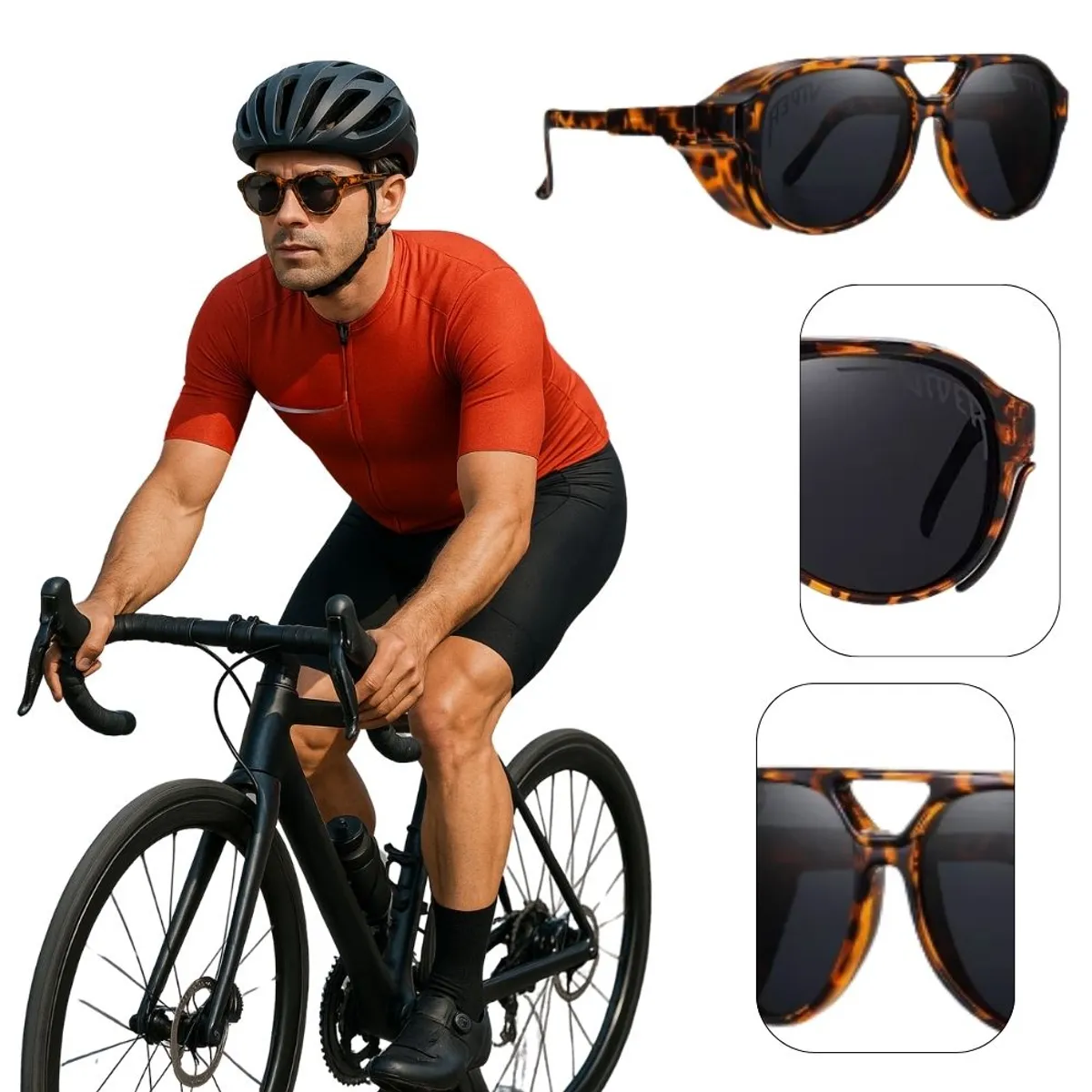 VIPER - Viper Gafas de Sol Deportivas para Ciclismo Unisex