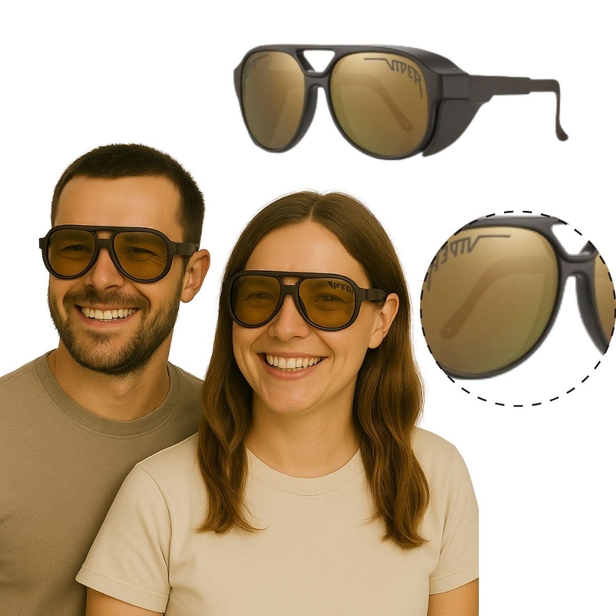 VIPER - Viper Gafas de Sol Deportivas para Ciclismo Unisex