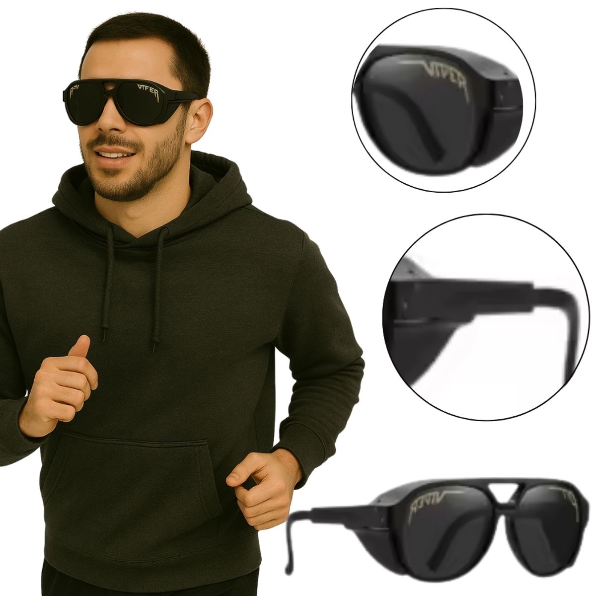 VIPER - Viper Gafas de Sol Deportivas para Ciclismo Unisex