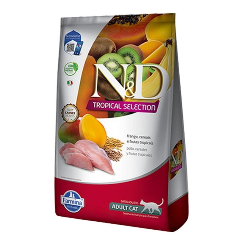 PET SPA - Alimento Para Gato Adulto N&D Tropical Pollo 15KG