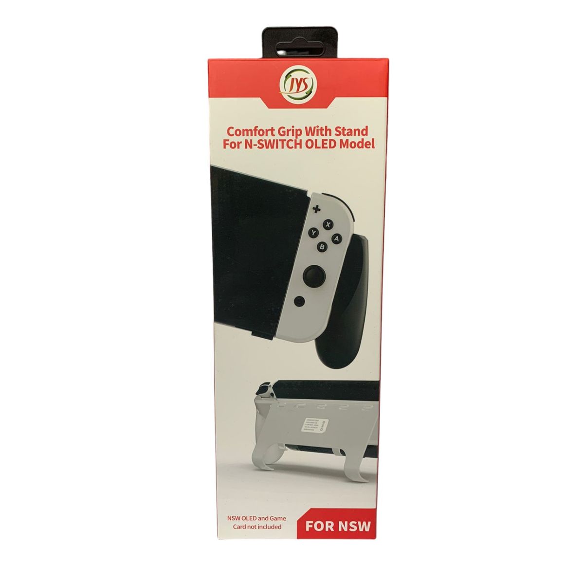 GENERICO - Hand Grip Controller + 4 Grips Para Switch/ Oled Negro