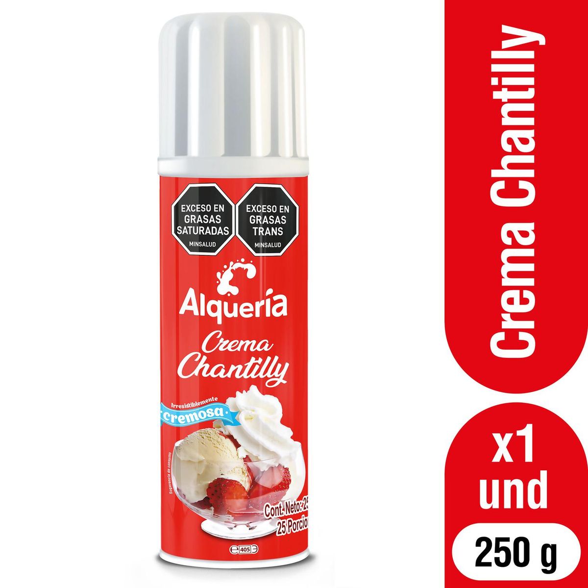 ALQUERIA - Crema chantilly Alqueria 250g