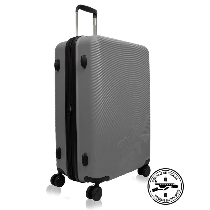 EXPLORA MALETAS - Maleta Rigida Mediana Swing Gris